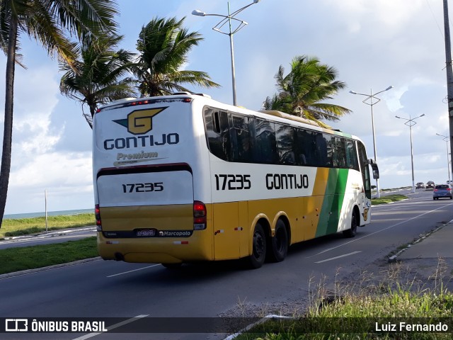 Empresa Gontijo de Transportes 17235 na cidade de Maceió, Alagoas, Brasil, por Luiz Fernando. ID da foto: 9278192.