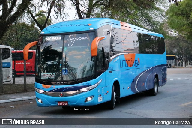 Litorânea Transportes Coletivos 5056 na cidade de São Paulo, São Paulo, Brasil, por Rodrigo Barraza. Número da foto: #9278074.