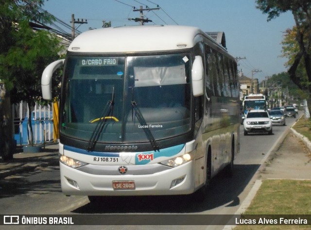 Auto Viação 1001 RJ 108.751 na cidade de Mesquita, Rio de Janeiro, Brasil, por Lucas Alves Ferreira. ID da foto: 9277477.