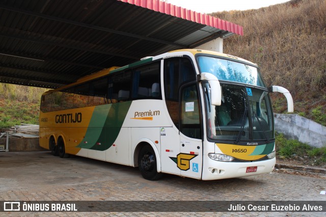 Empresa Gontijo de Transportes 14650 na cidade de João Monlevade, Minas Gerais, Brasil, por Julio Cesar Euzebio Alves. Número da foto: #9281185.