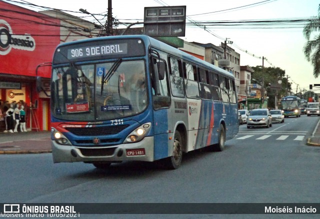 BR Mobilidade Baixada Santista 7311 na cidade de Cubatão, São Paulo, Brasil, por Moiséis Inácio. Número da foto: #9281567.