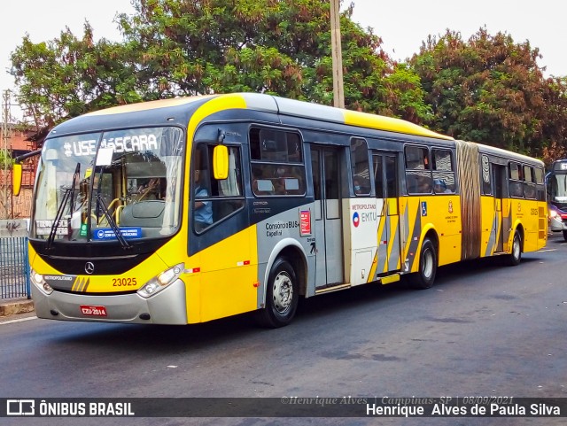 Transportes Capellini 23025 na cidade de Campinas, São Paulo, Brasil, por Henrique Alves de Paula Silva. ID da foto: 9279838.