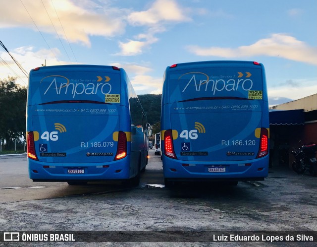 Viação Nossa Senhora do Amparo RJ 186.079 na cidade de Niterói, Rio de Janeiro, Brasil, por Luiz Eduardo Lopes da Silva. Número da foto: #9281251.