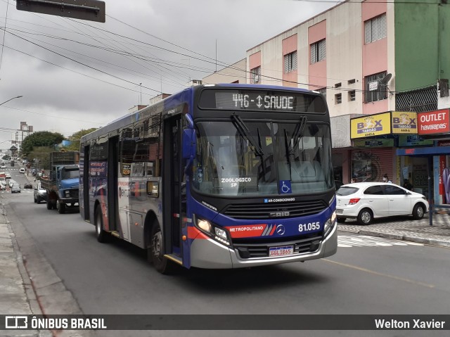 Next Mobilidade - ABC Sistema de Transporte 81.055 na cidade de Diadema, São Paulo, Brasil, por Welton Xavier. ID da foto: 9280066.