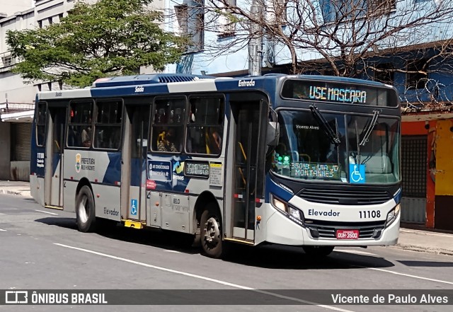 Auto Omnibus Floramar 11108 na cidade de Belo Horizonte, Minas Gerais, Brasil, por Vicente de Paulo Alves. ID da foto: 9280272.