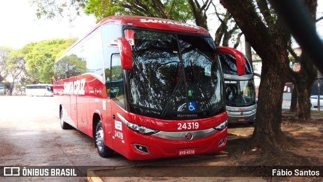 Viação Santa Cruz 24319 na cidade de São Paulo, São Paulo, Brasil, por Fábio Santos. ID da foto: 9282357.