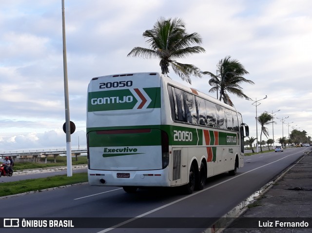 Empresa Gontijo de Transportes 20050 na cidade de Maceió, Alagoas, Brasil, por Luiz Fernando. ID da foto: 9281458.