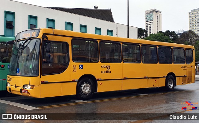 Expresso Azul JC302 na cidade de Curitiba, Paraná, Brasil, por Claudio Luiz. ID da foto: 9280374.