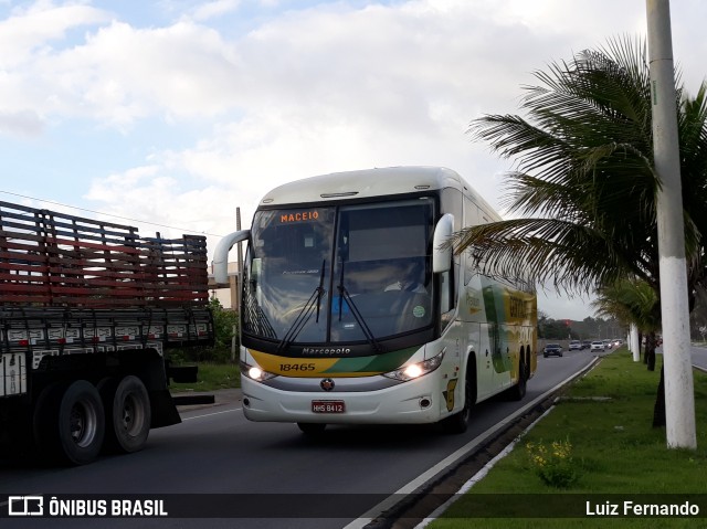 Empresa Gontijo de Transportes 18465 na cidade de Maceió, Alagoas, Brasil, por Luiz Fernando. Número da foto: #9281482.