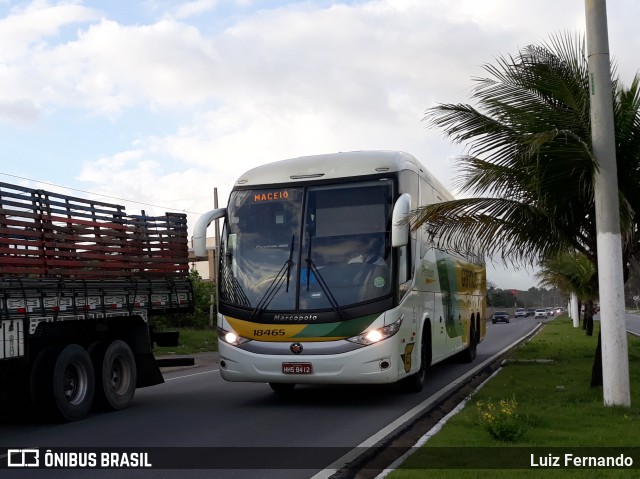 Empresa Gontijo de Transportes 18465 na cidade de Maceió, Alagoas, Brasil, por Luiz Fernando. ID da foto: 9281482.