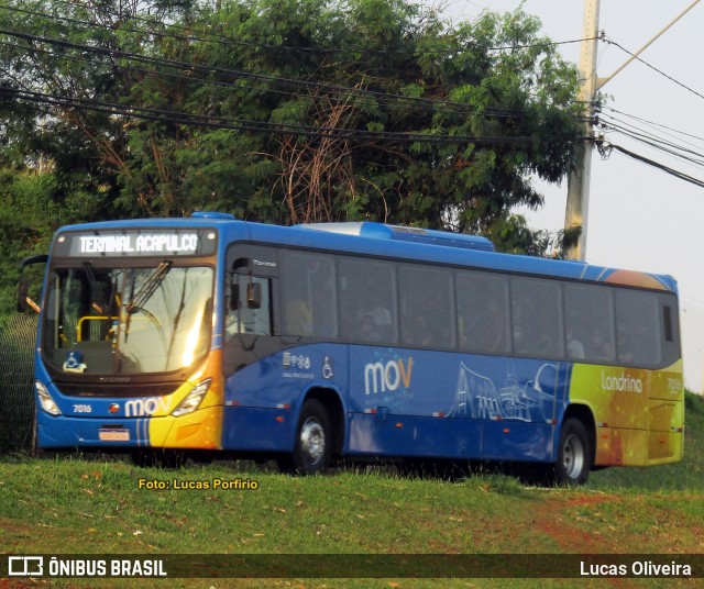 Londrisul Transportes Coletivos 7016 na cidade de Londrina, Paraná, Brasil, por Lucas Oliveira . Número da foto: #9281497.