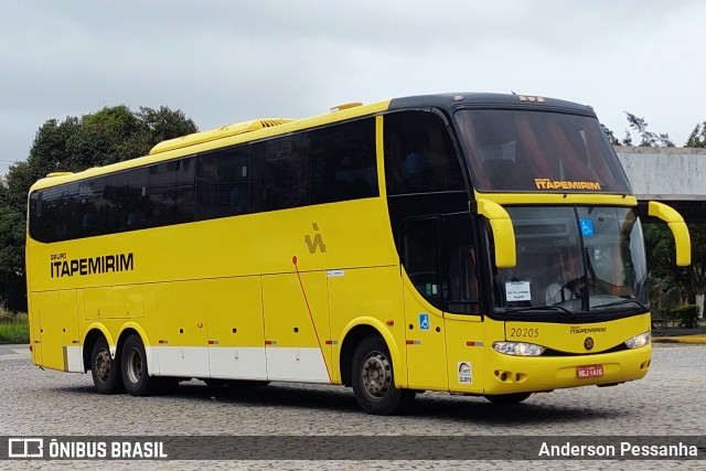 Viação Itapemirim 20205 na cidade de Campos dos Goytacazes, Rio de Janeiro, Brasil, por Anderson Pessanha. Número da foto: #9282109.