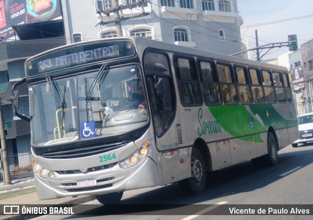 City Transporte Urbano Intermodal Sorocaba 2564 na cidade de Sorocaba, São Paulo, Brasil, por Vicente de Paulo Alves. ID da foto: 9280209.