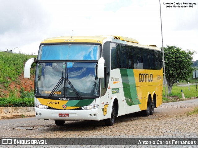 Empresa Gontijo de Transportes 17090 na cidade de João Monlevade, Minas Gerais, Brasil, por Antonio Carlos Fernandes. ID da foto: 9279970.