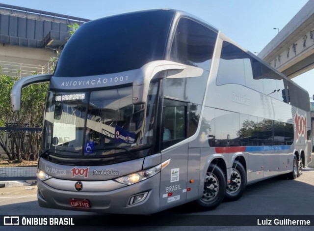 Auto Viação 1001 RJ 108.1138 na cidade de Rio de Janeiro, Rio de Janeiro, Brasil, por Luiz Guilherme. Número da foto: #9282456.