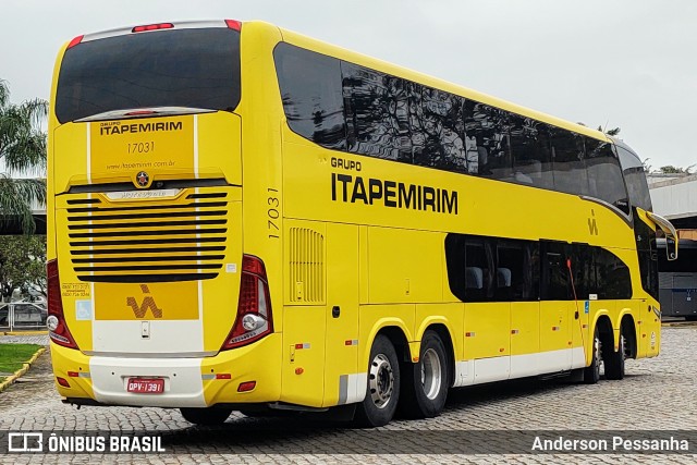 Viação Itapemirim 17031 na cidade de Campos dos Goytacazes, Rio de Janeiro, Brasil, por Anderson Pessanha. ID da foto: 9282147.