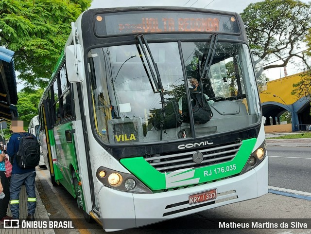 Viação Elite RJ 176.035 na cidade de Volta Redonda, Rio de Janeiro, Brasil, por Matheus Martins da Silva. ID da foto: 9279660.