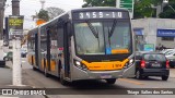 Viação Metrópole Paulista - Zona Leste 3 1814 na cidade de São Paulo, São Paulo, Brasil, por Thiago  Salles dos Santos. Número da foto: #:id.