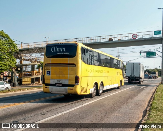 Viação Itapemirim 8715 na cidade de Campos dos Goytacazes, Rio de Janeiro, Brasil, por Breno Vieira. ID da foto: 9284782.