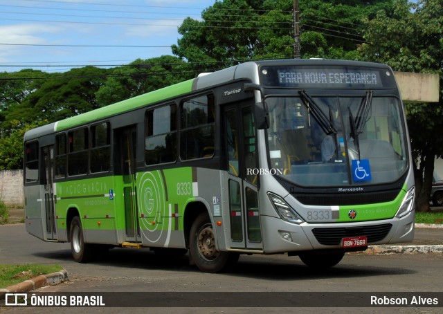 Viação Garcia 8333 na cidade de Paranavaí, Paraná, Brasil, por Robson Alves. ID da foto: 9283568.