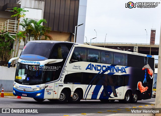 Empresa de Transportes Andorinha 7404 na cidade de Rio de Janeiro, Rio de Janeiro, Brasil, por Victor Henrique. Número da foto: #9283443.