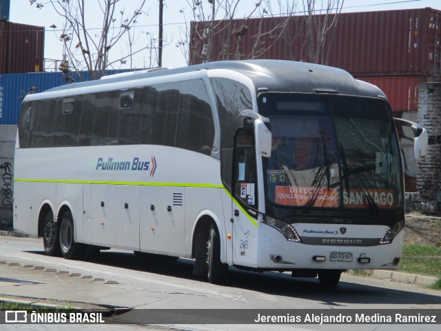 Pullman Bus 248 na cidade de Santiago, Santiago, Metropolitana de Santiago, Chile, por Jeremias Alejandro Medina Ramirez. Número da foto: #9284442.