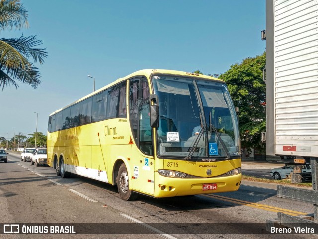 Viação Itapemirim 8715 na cidade de Campos dos Goytacazes, Rio de Janeiro, Brasil, por Breno Vieira. ID da foto: 9284774.