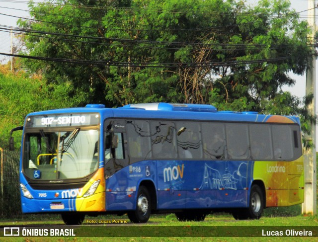 Londrisul Transportes Coletivos 7015 na cidade de Londrina, Paraná, Brasil, por Lucas Oliveira . Número da foto: #9283373.