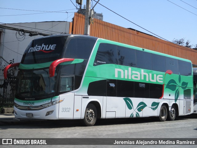 Buses Nilahue 3302 na cidade de Santiago, Santiago, Metropolitana de Santiago, Chile, por Jeremias Alejandro Medina Ramirez. ID da foto: 9284544.