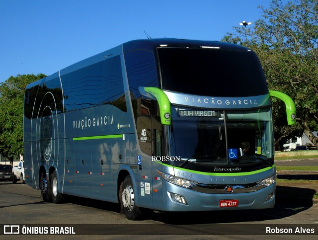 Viação Garcia 8424 na cidade de Paranavaí, Paraná, Brasil, por Robson Alves. Número da foto: #9283620.