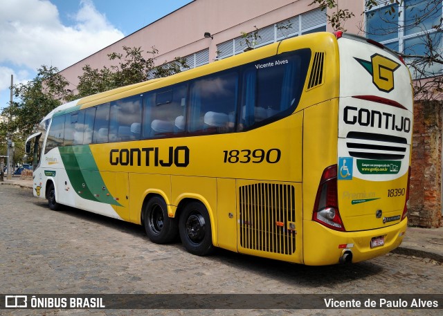 Empresa Gontijo de Transportes 18390 na cidade de Belo Horizonte, Minas Gerais, Brasil, por Vicente de Paulo Alves. Número da foto: #9284258.