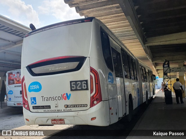 Nova Transporte 22936 na cidade de Vila Velha, Espírito Santo, Brasil, por Kaique Passos. ID da foto: 9282820.