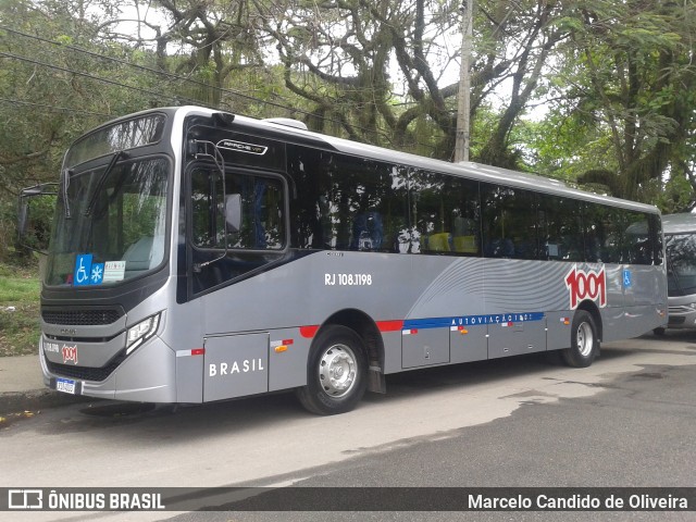 Auto Viação 1001 RJ 108.1198 na cidade de Niterói, Rio de Janeiro, Brasil, por Marcelo Candido de Oliveira. ID da foto: 9283040.