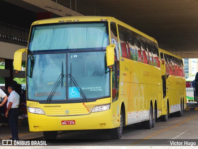 Viação Itapemirim 49017 na cidade de Belém, Pará, Brasil, por Victor Hugo. Número da foto: #9285321.