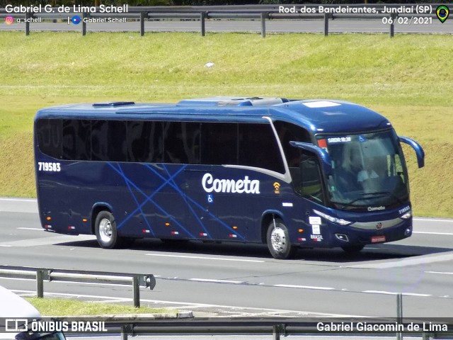 Viação Cometa 719583 na cidade de Jundiaí, São Paulo, Brasil, por Gabriel Giacomin de Lima. Número da foto: #9285151.