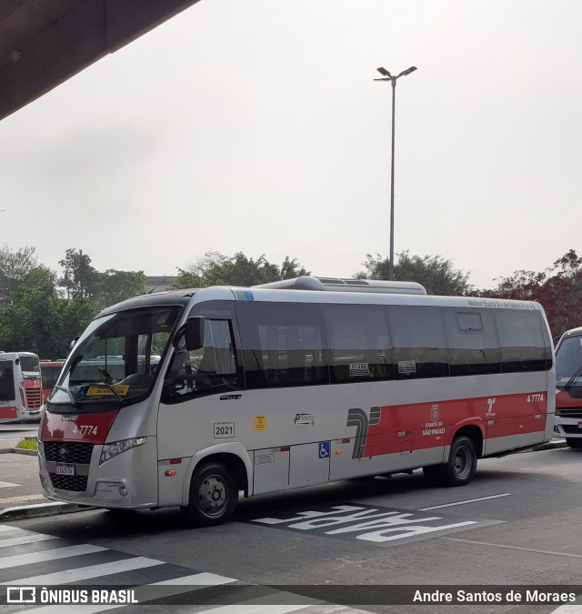 Pêssego Transportes 4 7774 na cidade de São Paulo, São Paulo, Brasil, por Andre Santos de Moraes. Número da foto: #9283333.