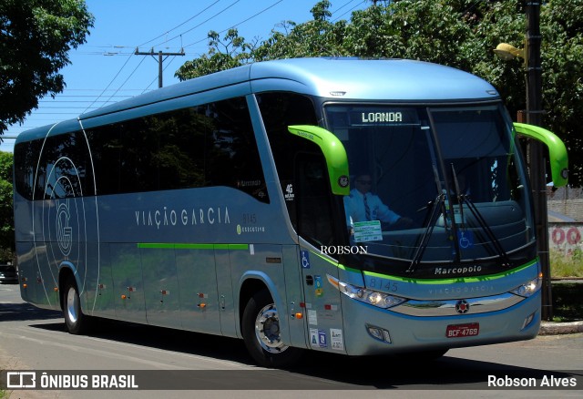 Viação Garcia 8145 na cidade de Paranavaí, Paraná, Brasil, por Robson Alves. ID da foto: 9283710.