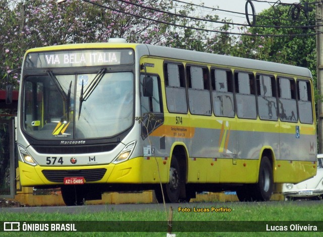 TIL Transportes Coletivos 574 na cidade de Londrina, Paraná, Brasil, por Lucas Oliveira . ID da foto: 9283382.