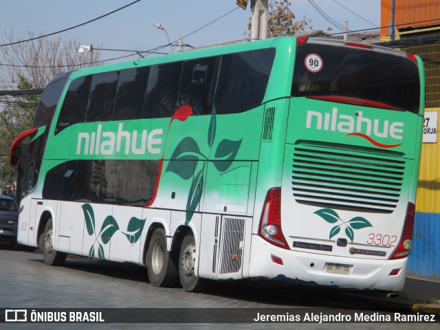 Buses Nilahue 3302 na cidade de Santiago, Santiago, Metropolitana de Santiago, Chile, por Jeremias Alejandro Medina Ramirez. ID da foto: 9284538.