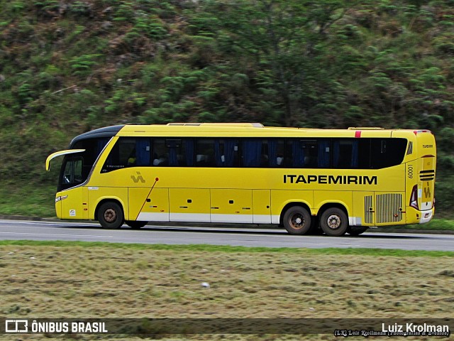 Viação Itapemirim 60001 na cidade de Juiz de Fora, Minas Gerais, Brasil, por Luiz Krolman. ID da foto: 9284391.