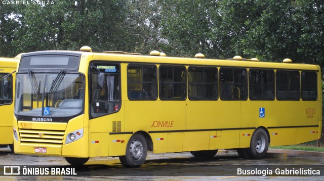 Gidion Transporte e Turismo 10812 na cidade de Joinville, Santa Catarina, Brasil, por Busologia Gabrielística. ID da foto: 9286158.