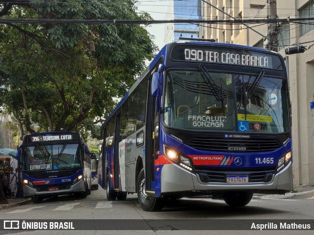 Viação Pirajuçara 11.465 na cidade de São Paulo, São Paulo, Brasil, por Asprilla Matheus. ID da foto: 9287512.