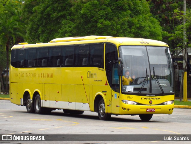 Viação Itapemirim 8861 na cidade de São Paulo, São Paulo, Brasil, por Luis Soares. Número da foto: #9286642.