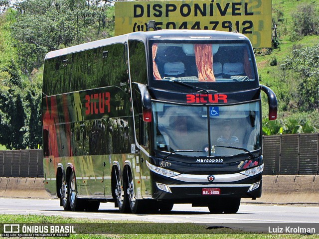 Bitur Transporte Coletivo e Turismo 1550 na cidade de Aparecida, São Paulo, Brasil, por Luiz Krolman. Número da foto: #9287223.