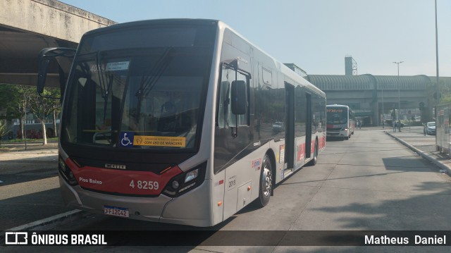 Express Transportes Urbanos Ltda 4 8259 na cidade de São Paulo, São Paulo, Brasil, por Matheus  Daniel. ID da foto: 9287854.