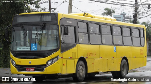 Transtusa - Transporte e Turismo Santo Antônio 1901 na cidade de Joinville, Santa Catarina, Brasil, por Busologia Gabrielística. Número da foto: #9286153.