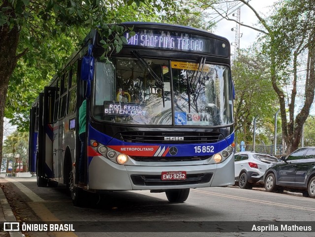 Viação Miracatiba 15.852 na cidade de Embu das Artes, São Paulo, Brasil, por Asprilla Matheus. ID da foto: 9287599.