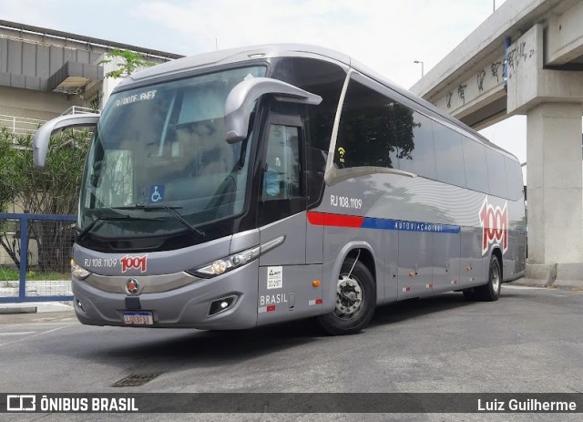 Auto Viação 1001 RJ 108.1109 na cidade de Rio de Janeiro, Rio de Janeiro, Brasil, por Luiz Guilherme. ID da foto: 9287341.