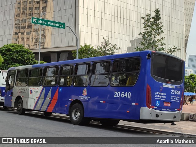 Auto Viação Urubupungá 20.640 na cidade de São Paulo, São Paulo, Brasil, por Asprilla Matheus. ID da foto: 9287533.