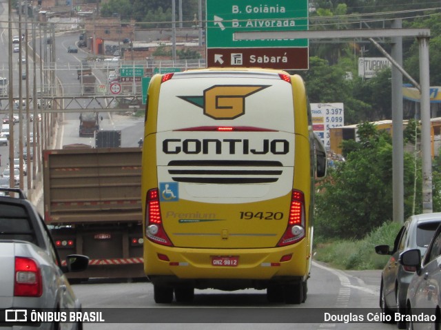 Empresa Gontijo de Transportes 19420 na cidade de Belo Horizonte, Minas Gerais, Brasil, por Douglas Célio Brandao. Número da foto: #9287024.